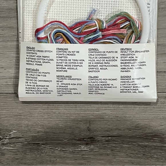 NWT Set of 2 Janlynn Counted Cross Stitch Kits with Frames (Teapot & Roses) - Picture 6 of 14